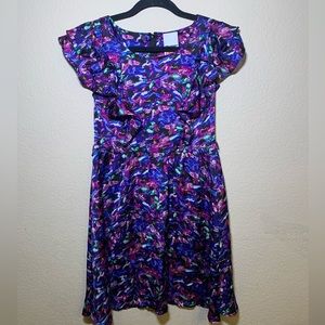 Complot dress zip up medium purple dress‎